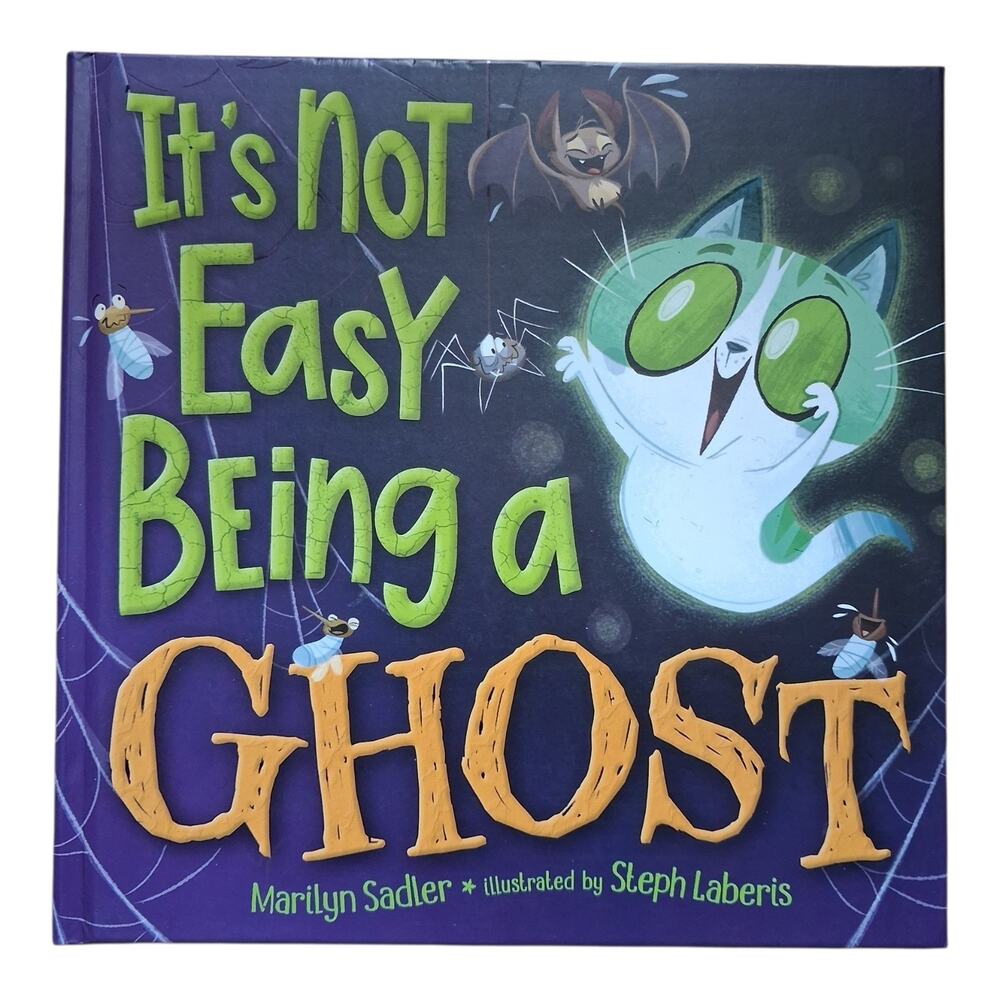 It's Not Easy Being a Ghost Hardcover Halloween Kids Book Marilyn Sadler New